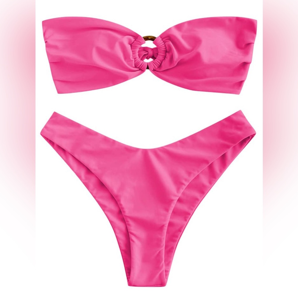 ZAFUL Women's Bandeau Bikini - Medium